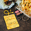 GOMAKERER 2Pcs Retro Rectangle Silk Zipper Roll Pouches ABAG-GO0001-02B-6