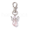 Angel Glass Pendants Decorations HJEW-JM01319-02S-1