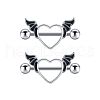 304 Stainless Steel Nipple Rings WG03B2E-04-1