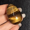Mother's Day Gifts Natural Tiger Eye Egg Shaped Palm Stone PW23051699514-1