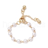 Adjustable Brass Cable Chain Finger Rings for Women RJEW-JR00863-2