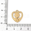 304 Stainless Steel Pendants STAS-D366-07C-G-3
