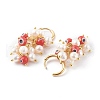 Natural Pearl Cluster Earrings EJEW-JE04515-03-3