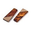 Resin & Wood Pendants WOOD-F015-04B-2
