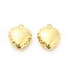 Heart Brass Pendants KK-L237-002G-1