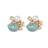 Brass Alloy Pendants KK-R226-10G-02-1
