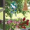 Gorgecraft 1 Set Plant Acrylic Leaf Window Hanging Decorations AJEW-GF0009-95-5