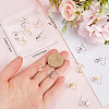 Beebeecraft 20Pcs 2 Colors Bowknot Brass Earring Hooks KK-BBC0014-43-3