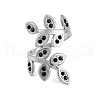 304 Stainless Steel Open Cuff Ring for Women RJEW-F166-12P-01-2