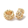 Long-Lasting Plated Brass Micro Pave Clear Cubic Zirconia Beads KK-K381-18A-G02-1