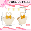 Foldable Imitation Leather Wedding Candy Bags CON-WH0089-54A-2