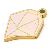 304 Stainless Steel Pendants STAS-F315-08G-04-2