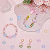 SOFPLATE 400Pcs Transparent Acrylic Beads MACR-SP0001-20-4