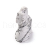 Natural Howlite Display Decorations DJEW-P019-A15-3