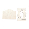 Arch Wooden Mini Chalkboard Signs AJEW-M035-07-2