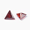 Cubic Zirconia Pointed Back Cabochons ZIRC-WH0001-A11-2