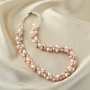 Brass with Natural Freshwater Pearl Beaded Necklace & Bracelet FS-WG0E56F-02-2