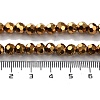 Electroplate Glass Bead Strands EGLA-R042-6mm-03-3