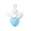 Angel and Heart Pendants PALLOY-JF03789-3