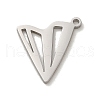 Non-Tarnish 304 Stainless Steel Charms STAS-O005-12P-1