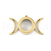 Ion Plating(IP) 304 Stainless Stee Locket Pendants STAS-S132-14G-02-1