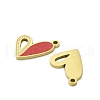 304 Stainless Steel Pendants STAS-A118-05A-G-2