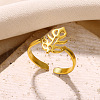 Simple Style 304 Stainless Steel Cuff Rings FS-WG1C3D0-05-1
