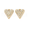 304 Stainless Steel Crystal Rhinestone Pendant STAS-U047-21G-1