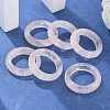 Natural Rose Quartz Plain Band Rings PW-WG25917-06-1