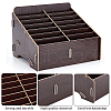 14-Grid Detachable Wooden Cell Phone Storage Box AJEW-WH0348-154A-4