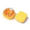 Opaque Resin Imitation Food Decoden Cabochons RESI-H159-01-2