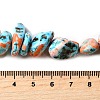 Dyed Natural Magnesite Beads Strands G-L617-A01-01-5