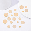 BENECREAT 40Pcs 4 Style Brass Pendant KK-BC0001-94G-4