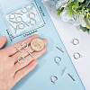 Beebeecraft Brass Toggle Clasps KK-BBC0013-26S-3