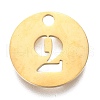 304 Stainless Steel Pendants STAS-F233-02-G-1