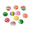 Striped Resin Cabochons CRES-R002-3-1
