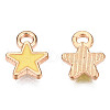 Alloy Enamel Star Charms ENAM-N054-69D-NR-1