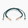 Nylon Cord Bracelet Making MAK-F024-04-G-1