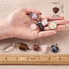 Natural & Synthetic Mixed Gemstone Pendants G-TA0001-21-7