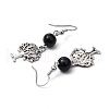 Fashion Tree of Life Earrings EJEW-JE00170-01-2
