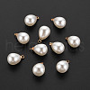 ABS Plastic Imitation Pearl Charms KK-N242-025-1