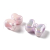 UV Plating Opauqe Acrylic Beads PACR-Q005-02-2