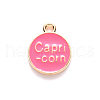 Alloy Enamel Pendants ENAM-S124-01A-03E-3