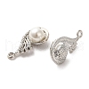 Alloy with Rhinestone Pendants FIND-B032-05P-2