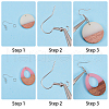 SUNNYCLUE 6 Pairs DIY Dangle Earring Making Kits DIY-SC0007-05-4