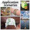 400Pcs 8 Colors Transparent Electroplate Glass Beads Strands EGLA-TA0001-22-7