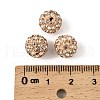 Pave Disco Ball Beads X-RB-A130-10mm-15-3