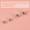HOBBIESAY 40Pcs 4 Styles Halloween Theme Tibetan Style Alloy Beads FIND-HY0003-85-5