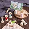 SUNNYCLUE Wooden Empty Spools for Wire TOOL-SC0001-59A-4