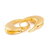 Oval Brass Hoop Earrings for Women EJEW-G391-09G-3